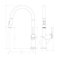 Смеситель для кухни Lemark Minima LM3850C