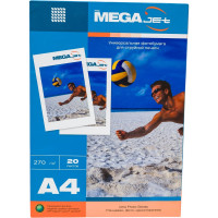 Фотобумага для цв.струй.печ. ProMega Jet (А4, 270г, глянцевая) пачка 20л 60579