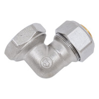 Угольник Giacomini 90, В, 1, 26x3, латунь, хромированный R563MX120