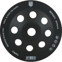 Чашка-фреза алмазная торцевая (турбо, 180x22.23x5 мм) Berger BG BG1943