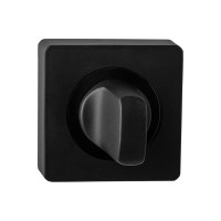 Квадратная завертка к ручкам PUERTO черный B2B BK AL 02 Black