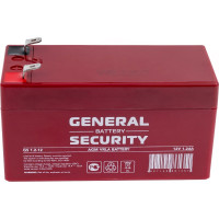 Аккумуляторная батарея General Security GS1.2-12 12В, 1.2 Ач УТ-00001371