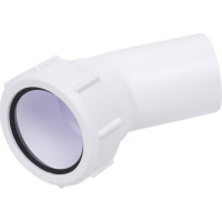 Отвод McAlpine на 135 градусов, компрессионный, Ду=40мм х Дн=40мм.,белый 40D-WH