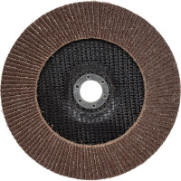 Круг лепестковый торцевой КЛТ1 прямой Мастер 180x22 мм, P36, прокаленный оксид алюминия, 10 шт Bohrer 51218003