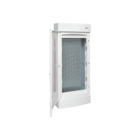 Слаботочный навесной щит EKF "Unix" белая дверь 4 габарит IP41 PROxima ux-4m-nw