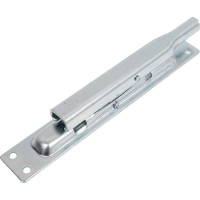 Шпингалет торцевой Doorlock dl fbm/1s zn оцинкованный, длина хода 18мм, планка 24,5x160мм, резьба м8 74240