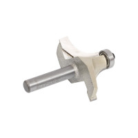 Фреза кромочная калевочная с нижним подшипником стф-1017 45x22 мм, R16 мм, хв-к 8 мм Strong стф-10174522