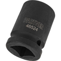 Головка ударная 6-гранная 24 мм, 3/4"DR Partner PA-46524(13003)