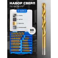 Набор сверл по металлу, набор 100 предметов Forsage F-924U100(57270)