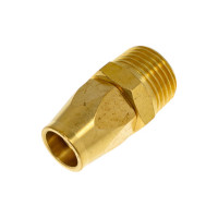 Соединитель резьбовой 1/2", с зажимом для шланга 8х12 мм Partner PA-B1280/4(17676)