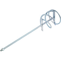 Венчик Турбо для сухих смесей резьба М14, 160x600 мм для миксера Biber тов-217003