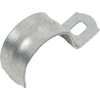 Скоба однолапковая крепежная металлическая Абсолют СМО 21-22 мм, 100 шт. ER0000007