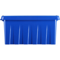 Контейнер с крышкой HONEYCOMB 335x220x160, 8 л, синий M-008-00.06n