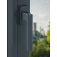 Ручка оконная DORF TALLINN, алюм., 8-ми позиционная, 35 мм штифт, черная 170.9005.м35.45D/УП