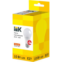 Лампа IEK LED ALFA A60 груша 10Вт 230В 3000К E27 LLA-A60-10-230-30-E27