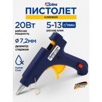 Клеевой пистолет KUBIS 20(65) Вт, 7.2 мм, 5-13 г/мин, 190 хС 01-05-0760