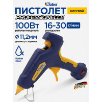 Клеевой пистолет KUBIS 100(220) Вт, 11.2 мм, 16-30 г/мин, 190хС, вкл/выкл 01-05-1122