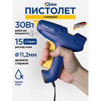 Клеевой пистолет KUBIS 30(200) Вт, 11.2 мм, 15 г/мин, 190 хС 01-05-1125