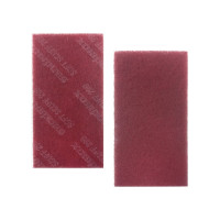 Лист шлифовальный на нетканой основе 299 Soft Scuff 115х230 мм, FINE, красный, Р360, 25 шт SANDWOX 299.11.23.360