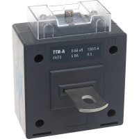 Трансформатор IEK ТТИ-А 150/5А 5ВА, класс точности 0.5, ИЭК ITT10-2-05-0150