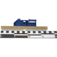 Нулевая шина на DIN-изоляторе IEK ШНИ-8x12-22-Д-С, ИЭК YNN10-812-22D-K07