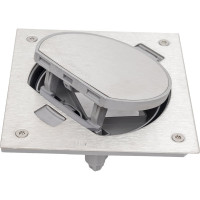 Влагостойкая основа Simon, на 1 механизм K45 пустышка, IP66, сталь KSE0-23-72