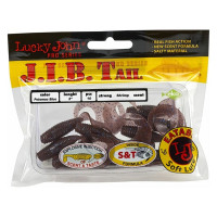 Съедобные искусственные твистеры LUCKY JOHN LJ Pro Series J.I.B TAIL 2.0in, цвет S19, 10шт. 140122-S19