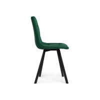 Стул на металлокаркасе Woodville чилли зеленый/черный 489714