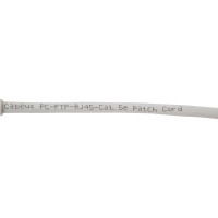 Экранированный патч-корд Cabeus F/UTP, категория 5е, 2xRJ45/8p8c, серый, PVC, 0.3м PC-FTP-RJ45-Cat.5e-0.3m