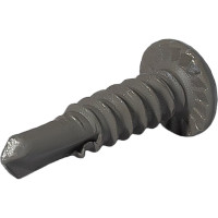 Саморез для ЛСТК HARDWEX ТМ HWX5-GB-P6-4.8x20 мм, св.№3, Phillips №2, GREY E-COAT, 1000 шт. 5190000001048
