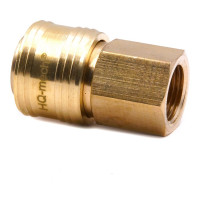 Соединение быстросъемное пневматическое HQ-SF38 «мама»-внутр. резьба 3/8" (латунь) HQ-mech УТ000002470