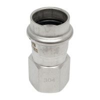 Переходник ROMMER Rss-0022-002212 впр-вр, 22x1/2, из нержавеющей стали, прессовой RG0091KSNP555O