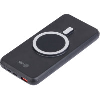 Мобильный аккумулятор Cactus CS-PBFSRT-10000 10000mAh 4.5A беспров. зарядка черный 1205753