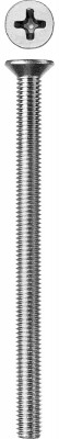 Винт din 965, m5 x 80 мм, 5 кг, кл. пр. 4.8, оцинкованный, ЗУБР