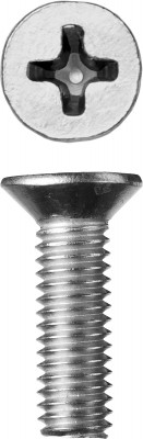 ЗУБР din 965, m6 x 20 мм, кл. пр. 4.8, винт с потайной головкой, цинк, 5 кг (303110-06-020)