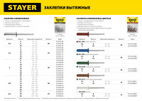 Stayer color-fix, 4.0 х 10 мм, темно-красный, 50 шт, алюминиевые заклепки, professional (3125-40-3005)