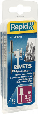 Rapid 3.2 х 8 мм, 50 шт, алюминиевая заклепка (5000383)