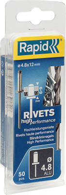 Rapid 4.8 х 12 мм, 50 шт, алюминиевая заклепка (5000388)