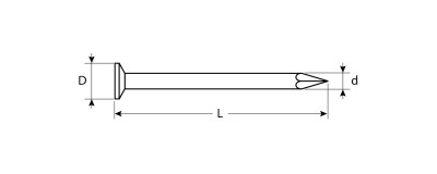 ЗУБР гост 4028-63, 20 x 1.2 мм, 5 кг, строительные гвозди (305010-12-020)