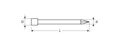 ЗУБР 40 x 1.8 мм, 5 кг, омедненные финишные гвозди, профессионал (305350-18-40)