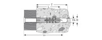 ЗУБР 5 х 30 / 3.0 х 40 мм, 15 шт, дюбель с саморезом (30661-05-30)