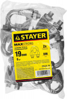 Stayer din 741, 19 мм, 8 шт, зажим троса (30535-19)