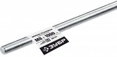 ЗУБР din 975, кл. пр. 6.8, м8 x 1000 мм, резьбовая шпилька, 1 шт, профессионал (30336-08-1)