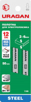 Uragan t118b, t-хвост., по металлу, hss, шаг 2 мм, 50 мм, 2 шт, полотна для лобзика (159485-2)