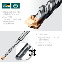 Kraftool cerazit carbide, 6 х 110 мм, sds-plus бур (29320-110-06)