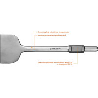 ЗУБР буран, 125 х 400 мм, hex 30, лопаточное зубило (29375-125-400)