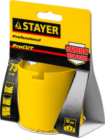 Stayer 73 мм, l 55 мм, карбид вольфрама, кольцевая коронка, professional (33345-73)