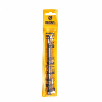 Бур по бетону, двойная спираль, cobalt w-tip, 12x160 мм, sds plus// denzel