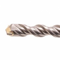 Бур по бетону, двойная спираль, cobalt w-tip, 16x600 мм, sds plus// denzel