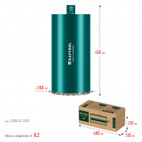 Kraftool diamond 200 мм (450 мм, 1 1/4